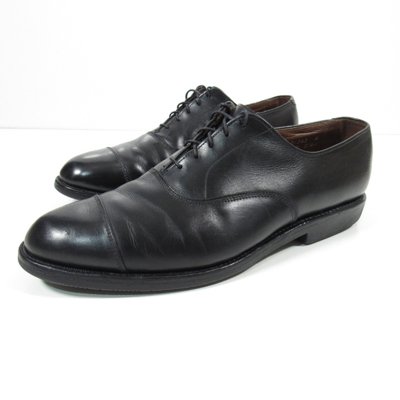 Allen Edmonds Compton Black Oxfords Shoes 9.5 C Park Avenue Oxford Dress Shoe with Combination Tap Sole  main image 4